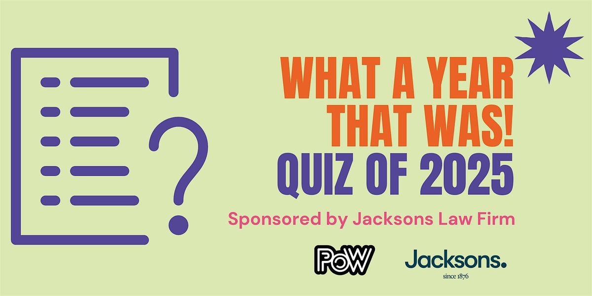 What a Year that was! Quiz of 2025