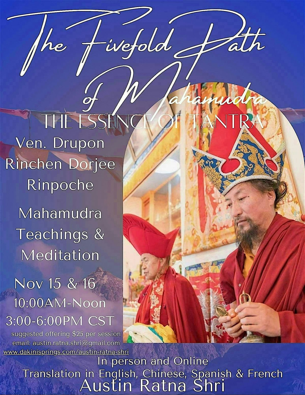 Mahamudra Teachings & Meditation