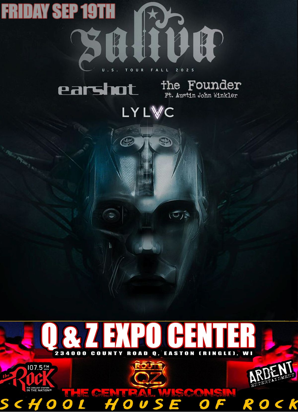 Saliva \/ Earshot \/ The Founder Ft. Austin John Winker \/ LYLVC