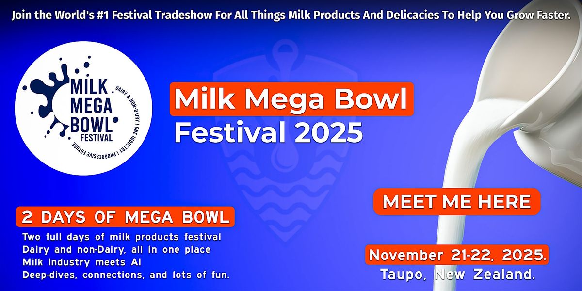 Milk Mega Bowl Festival 2025 - Taupo, New Zealand.