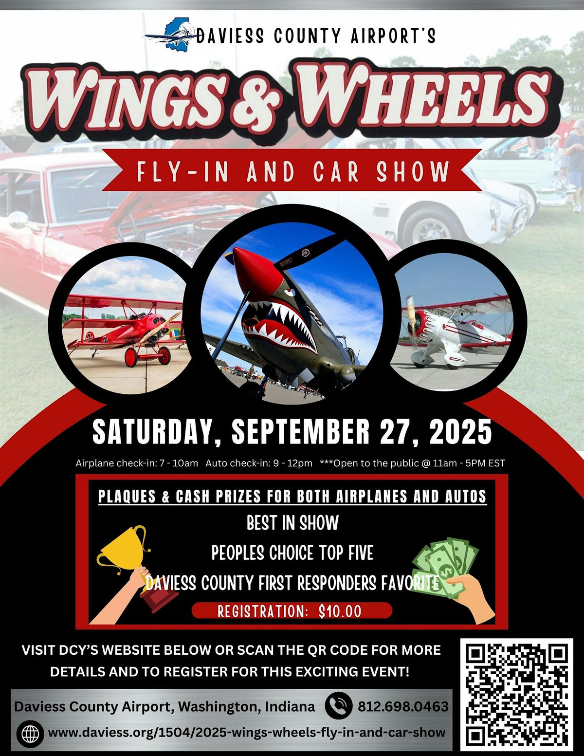 DCY'S 2025 WINGS & WHEELS FLY-IN AND CAR SHOW