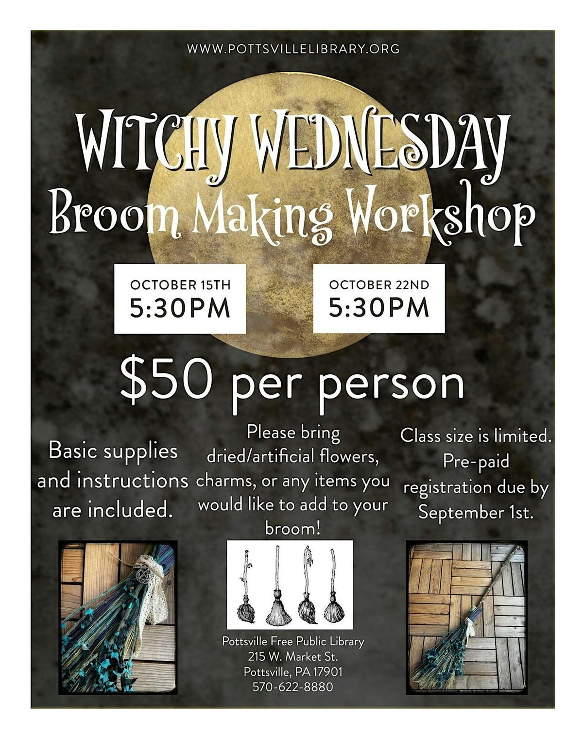 Witchy Wednesday: Broom Making Workshop