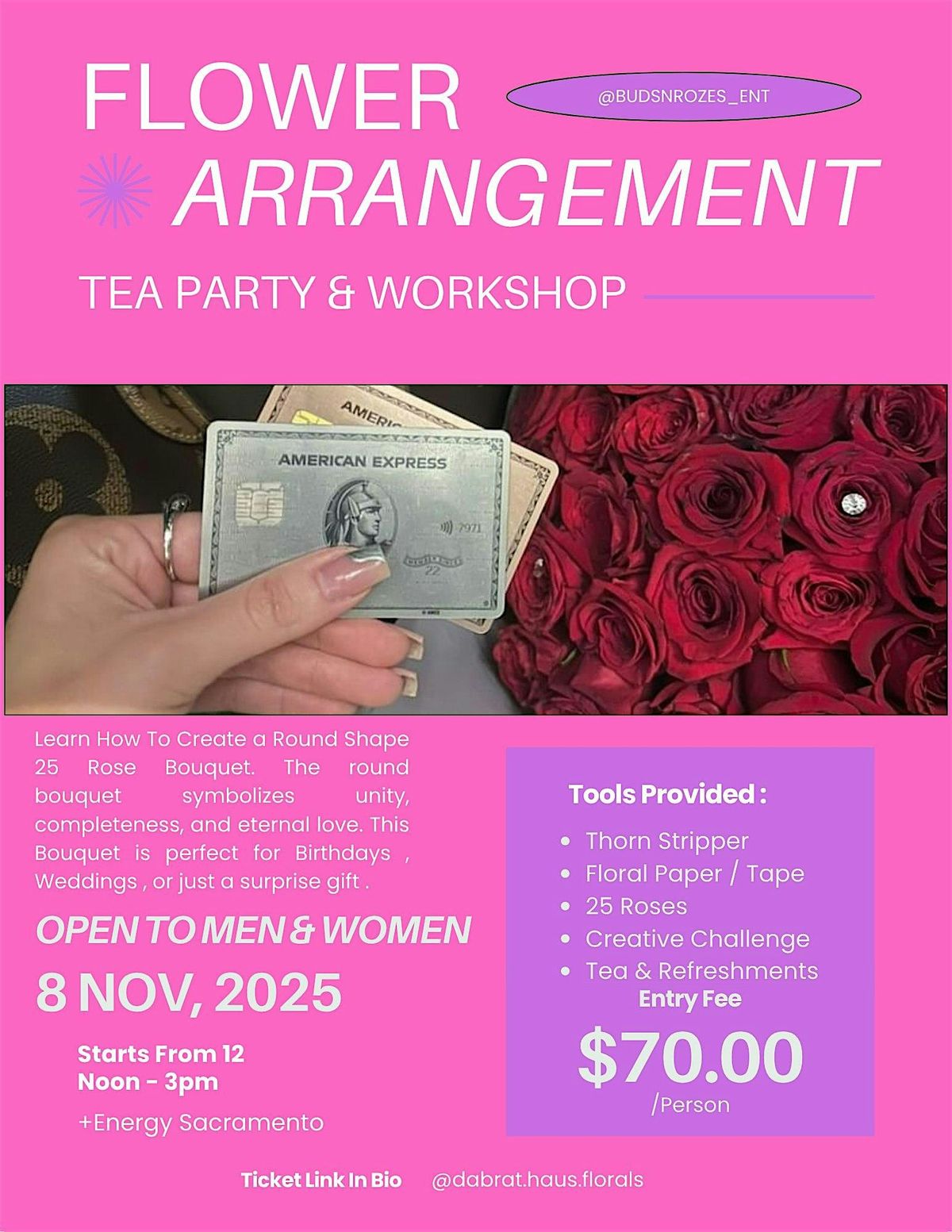 Floral Arrangement Tea Party & Workshop