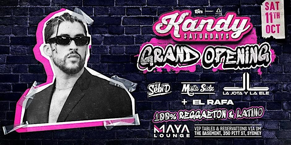 Kandy Saturdays \/\/ $15 Entry + Free Drink \/\/ Sydney VIP List