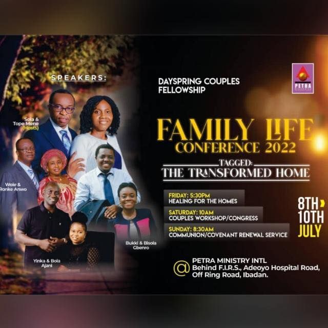 Family Life Conference 2022 New Adeoyo, Ibadan July 10, 2022