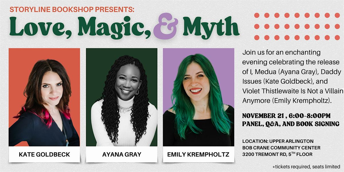 Storyline Bookshop Presents: Love, Magic, & Myth