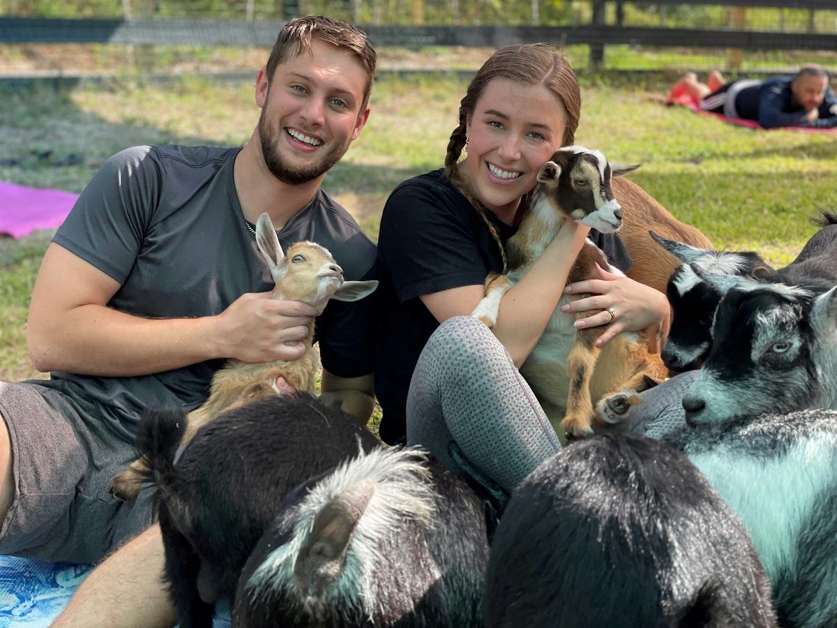 Fun Goat Yoga with Baby Goats, Farm Tour, Unique Attraction in Palm Beach