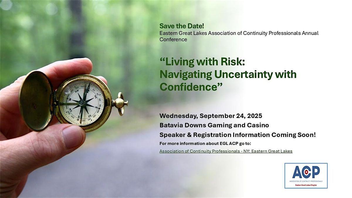 EGLACP 2025 - Living with Risk: Navigating Uncertainty with Confidence