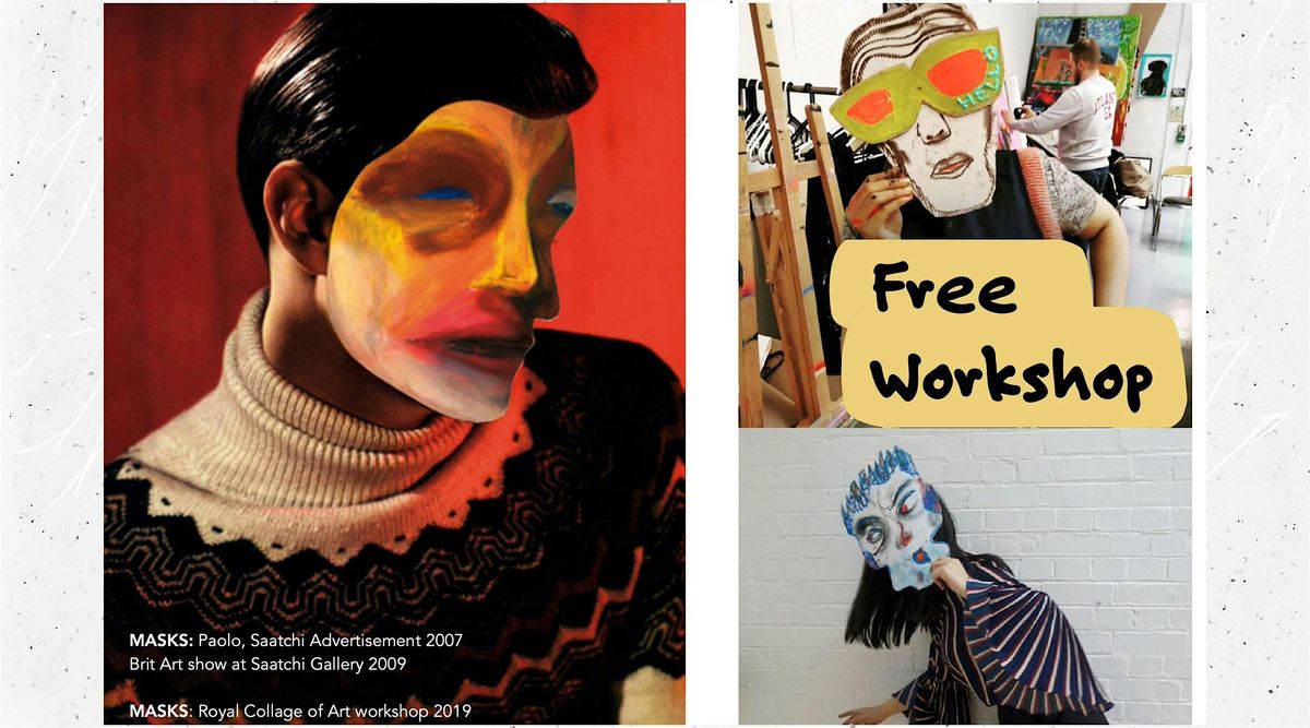 Masks & Rituals-- Collage and Mask Making Workshop by Federico Gallo
