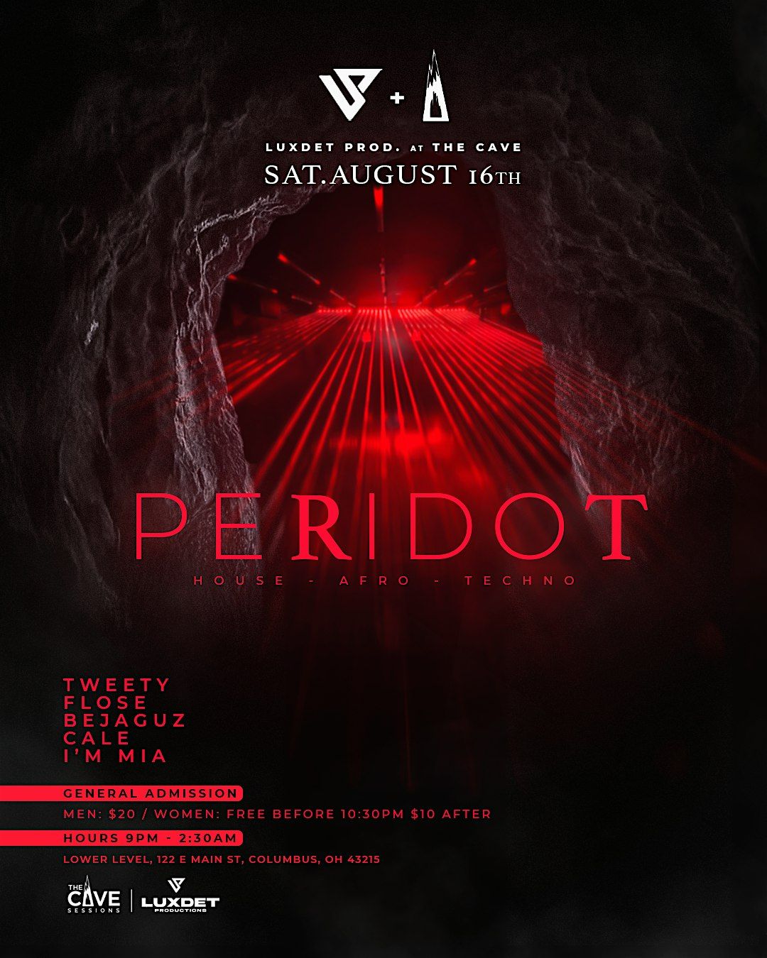 PERIDOT AT THE CAVE SESSIONS