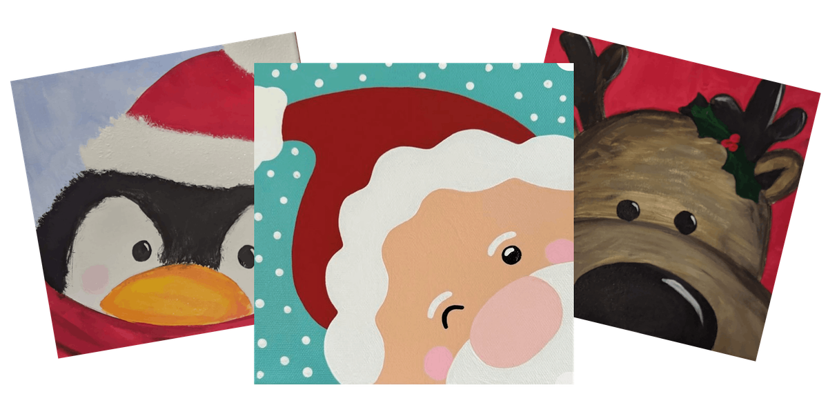 Holiday Themed Trio Sip & Paint