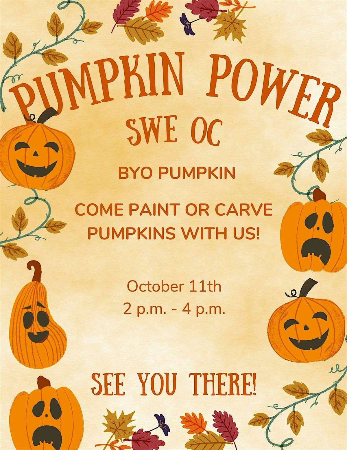 Pumpkin Power with SWE -OC