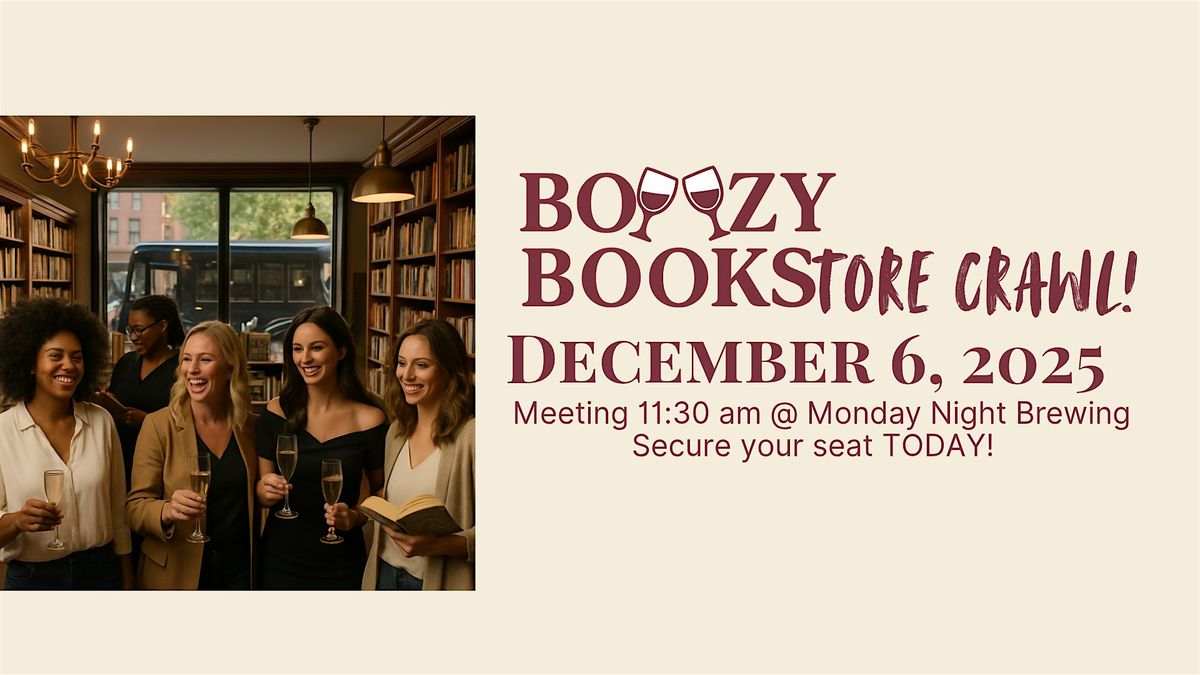 Boozy Bookstore Crawl