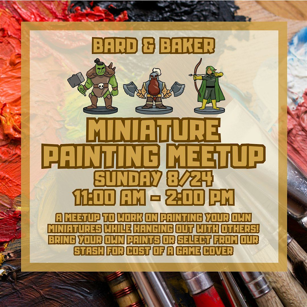Miniature Painting Meetup