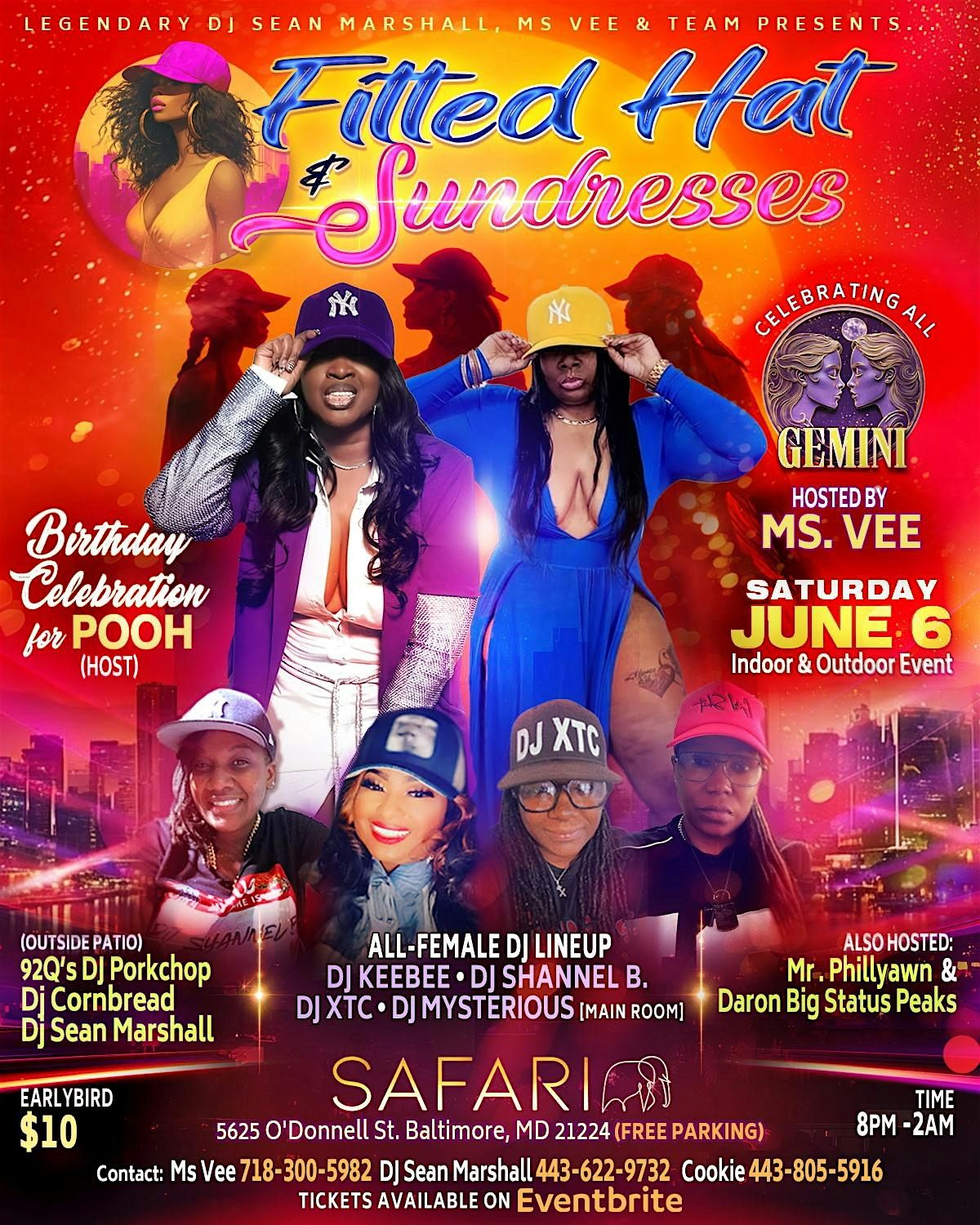 Fitted Hats & Sun Dresses- Celebrating All Gemini's Rep Your Team