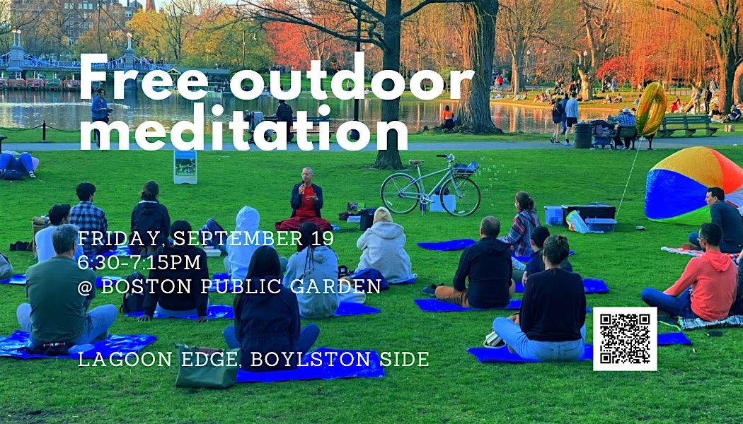 Free Outdoor Meditation at Boston Public Garden
