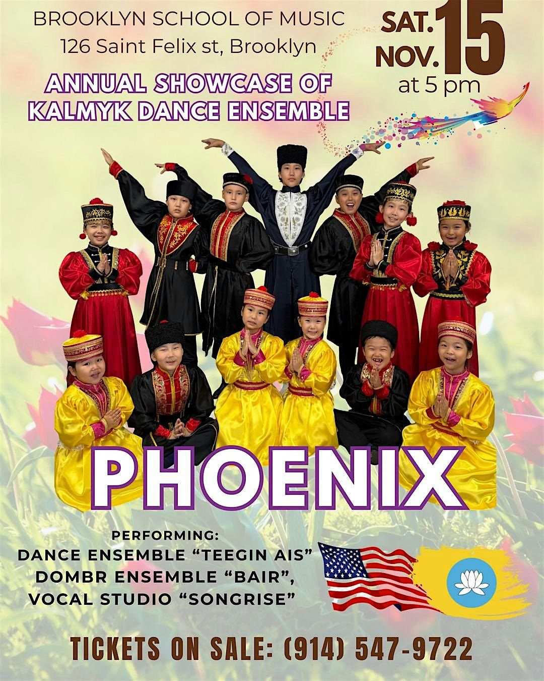 ANNUAL SHOWCASE OF KALMYK DANCE ENSEMBLE  \u201cPHOENIX \u201c