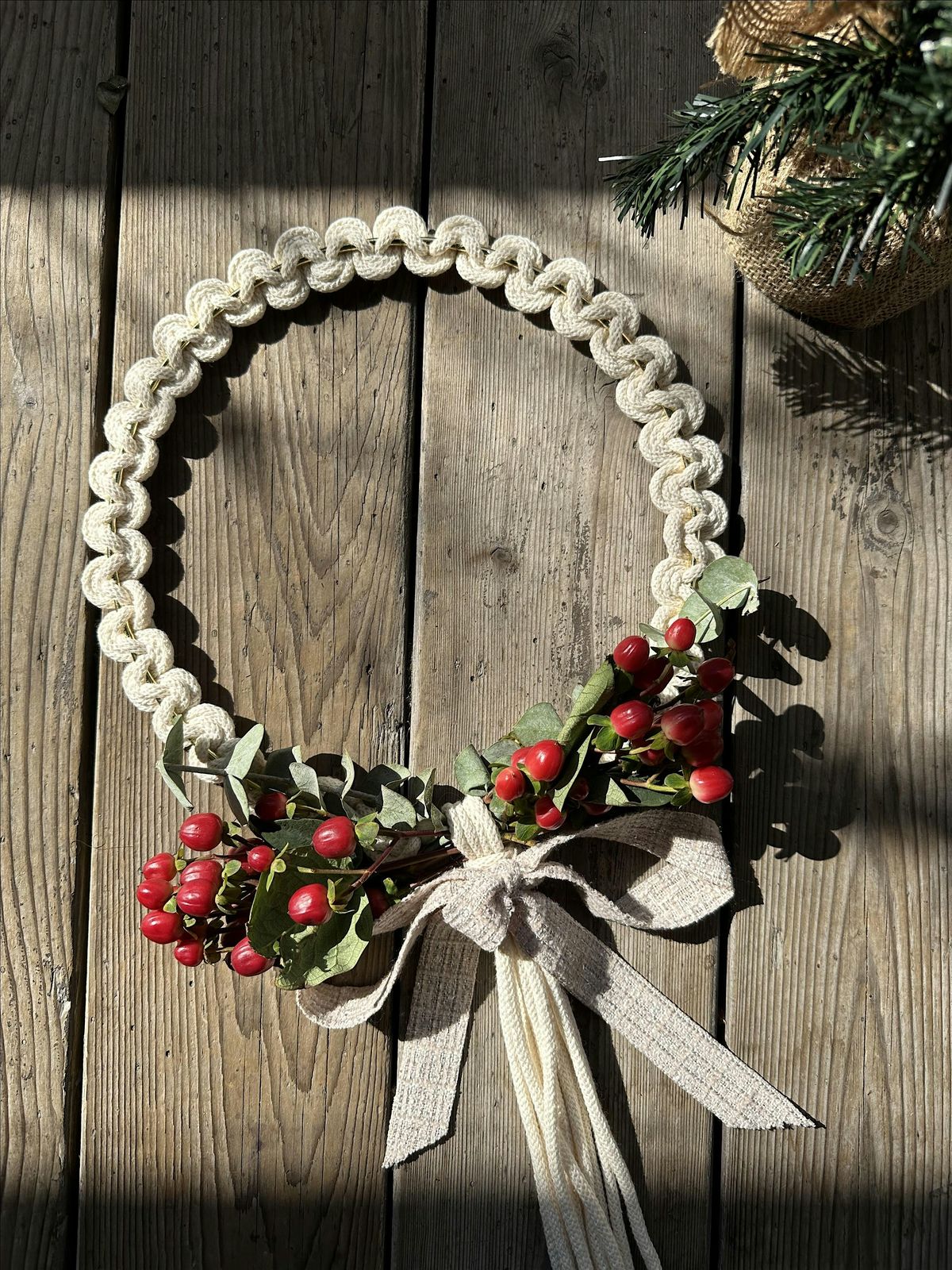 Macrame Winter Wreath Workshop