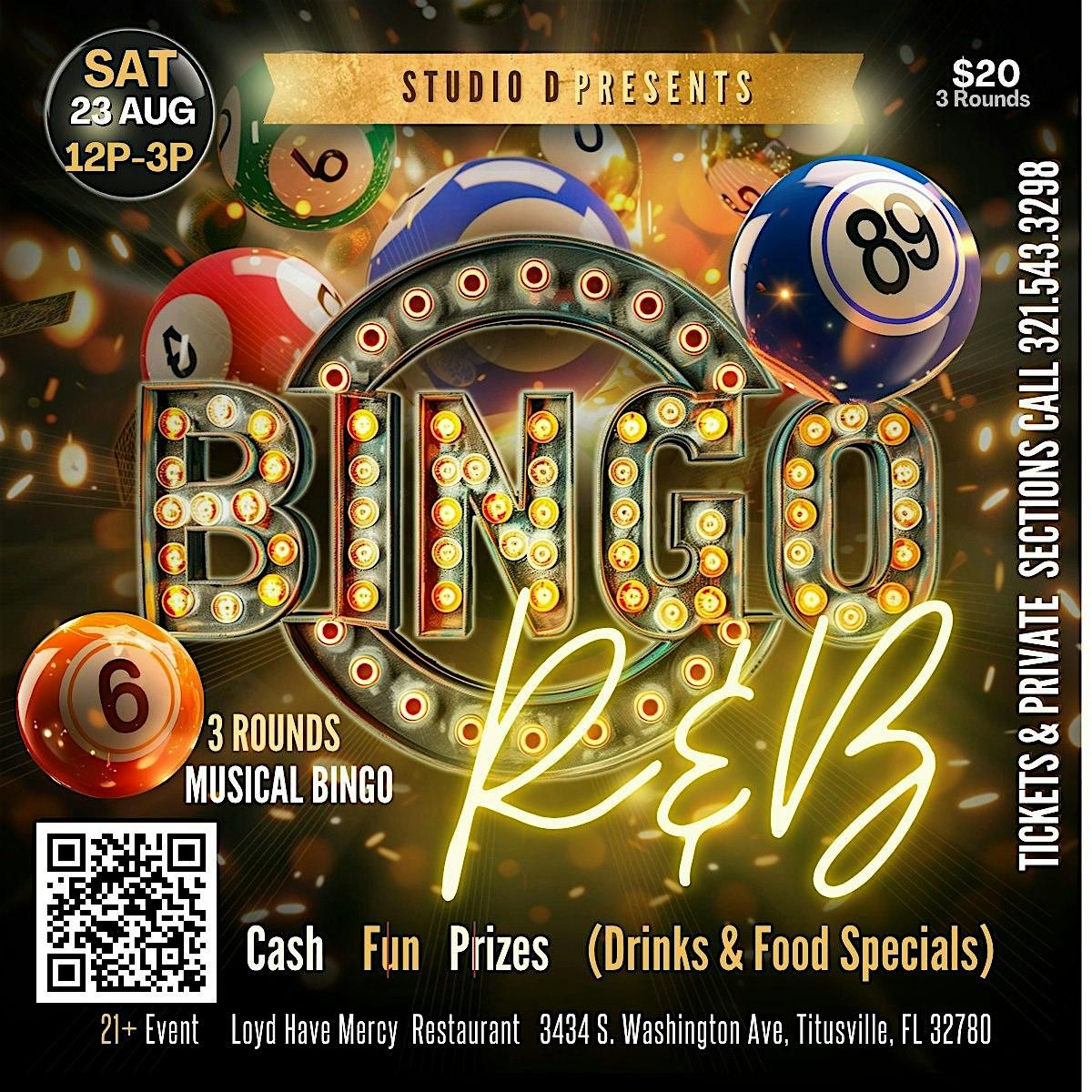 R and B Bingo
