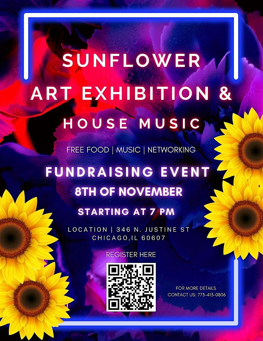 Sunflowers & House Beats: A Party for a Purpose