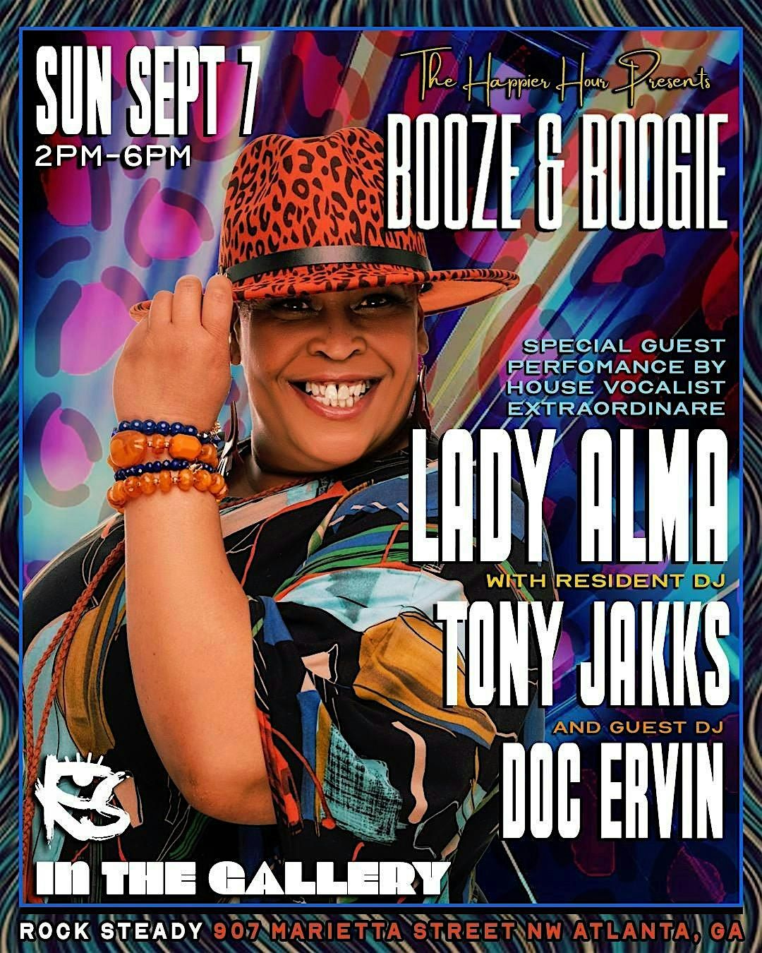 LIVE performance by legendary house vocalist LADY ALMA