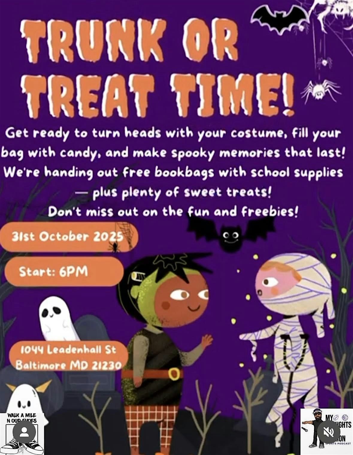Trunk or Treat Time!