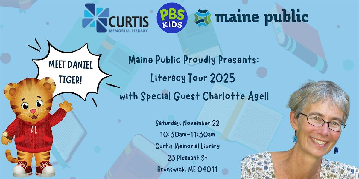 Maine Public Proudly Presents: Literacy Tour 2025 with Charlotte Agell