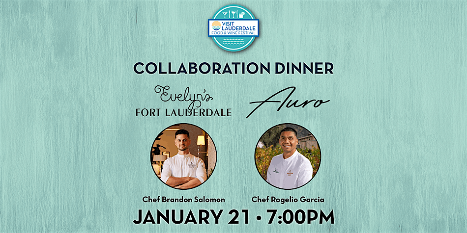 Collaboration Dinner at Evelyn's with Michelin-Starred Auro