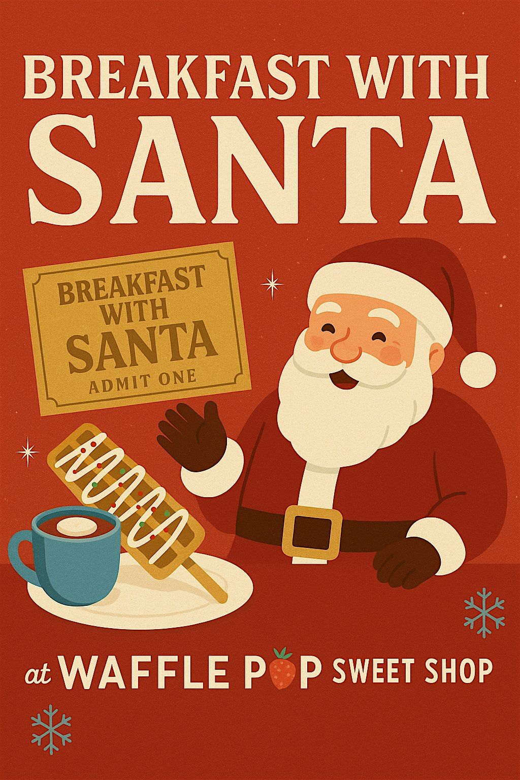 \u2728 Breakfast with Santa at Waffle Pop Sweet Shop \u2728