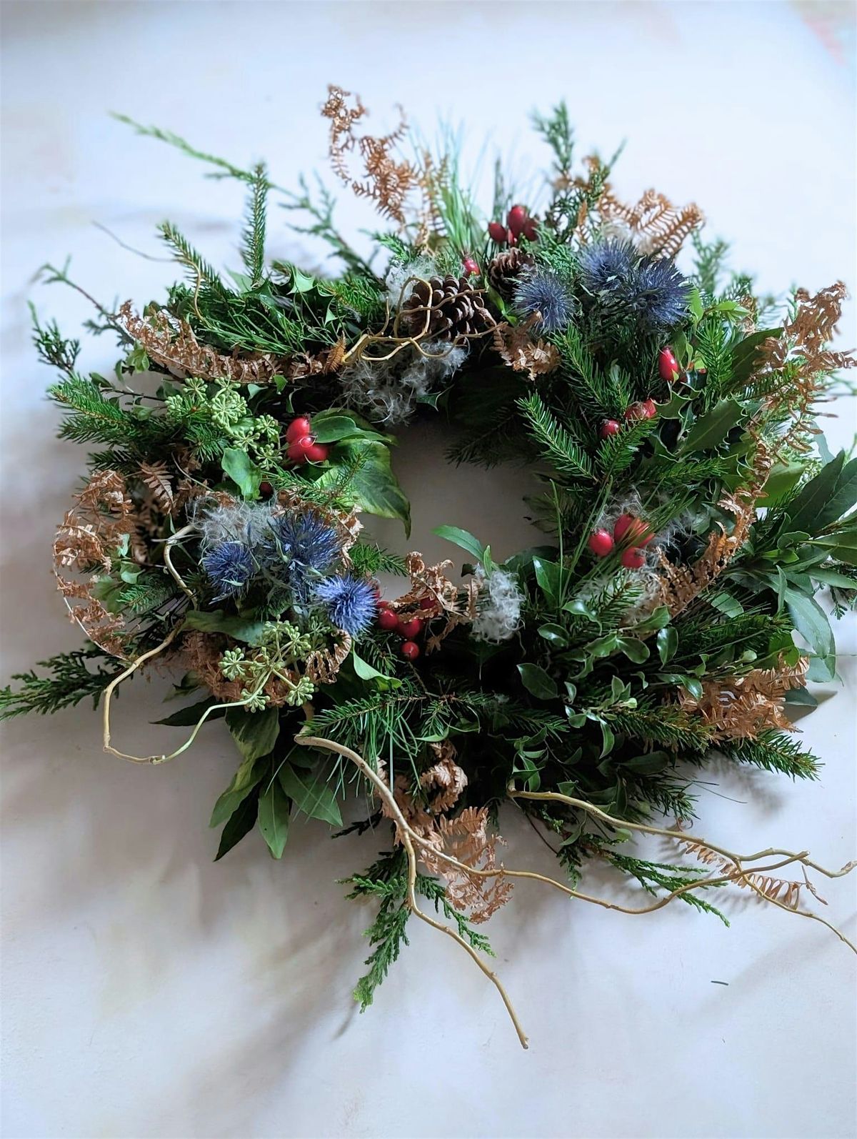 Christmas Wreath Workshop with Clover and Tide (Canterbury)