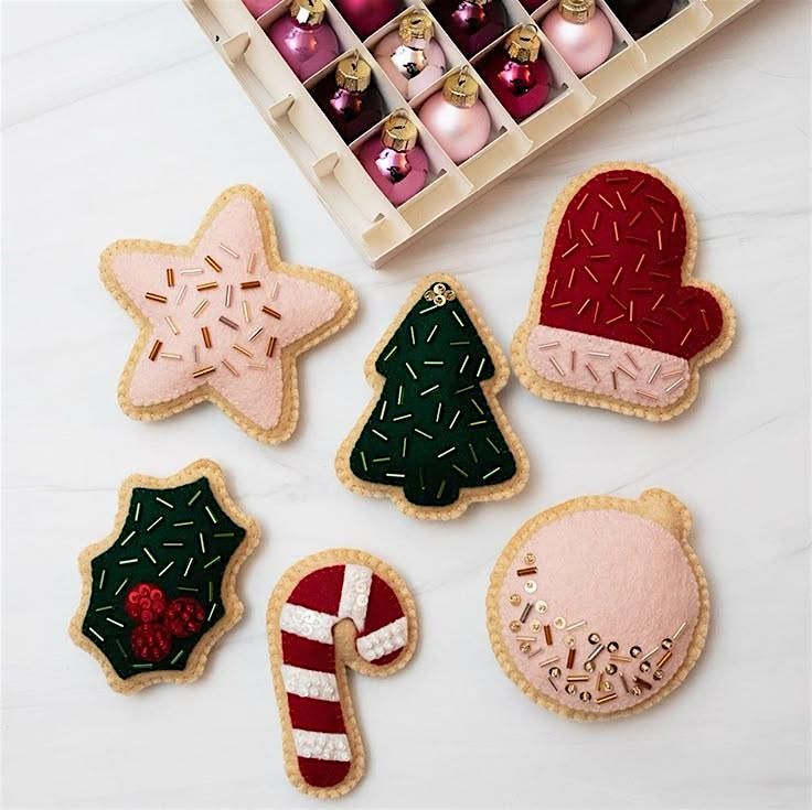 Felt Ornament Embroidery Workshop with Mola Embroidery