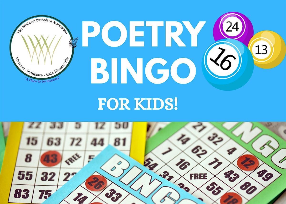 Poetry Bingo For Kids!