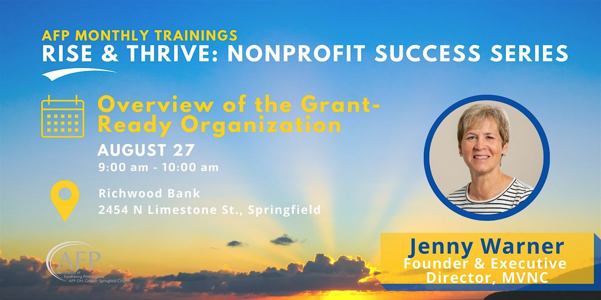 Overview of the Grant-Ready Organization