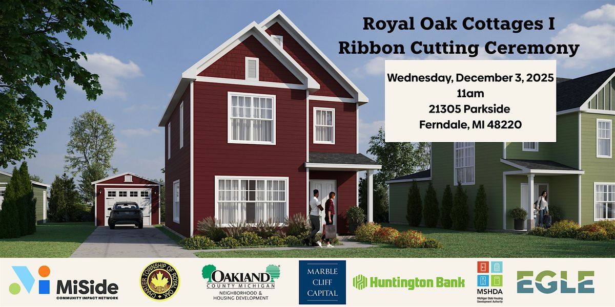 Royal Oak Cottages I Ribbon Cutting