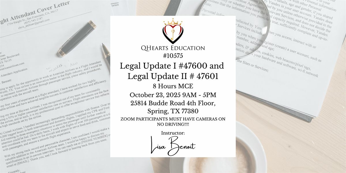 Qhearts Legal 1 and 2 Updates