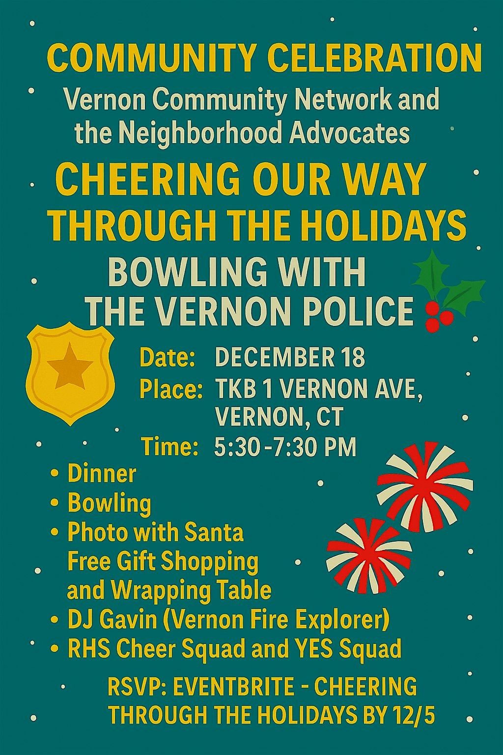 Cheering our way through the Holidays