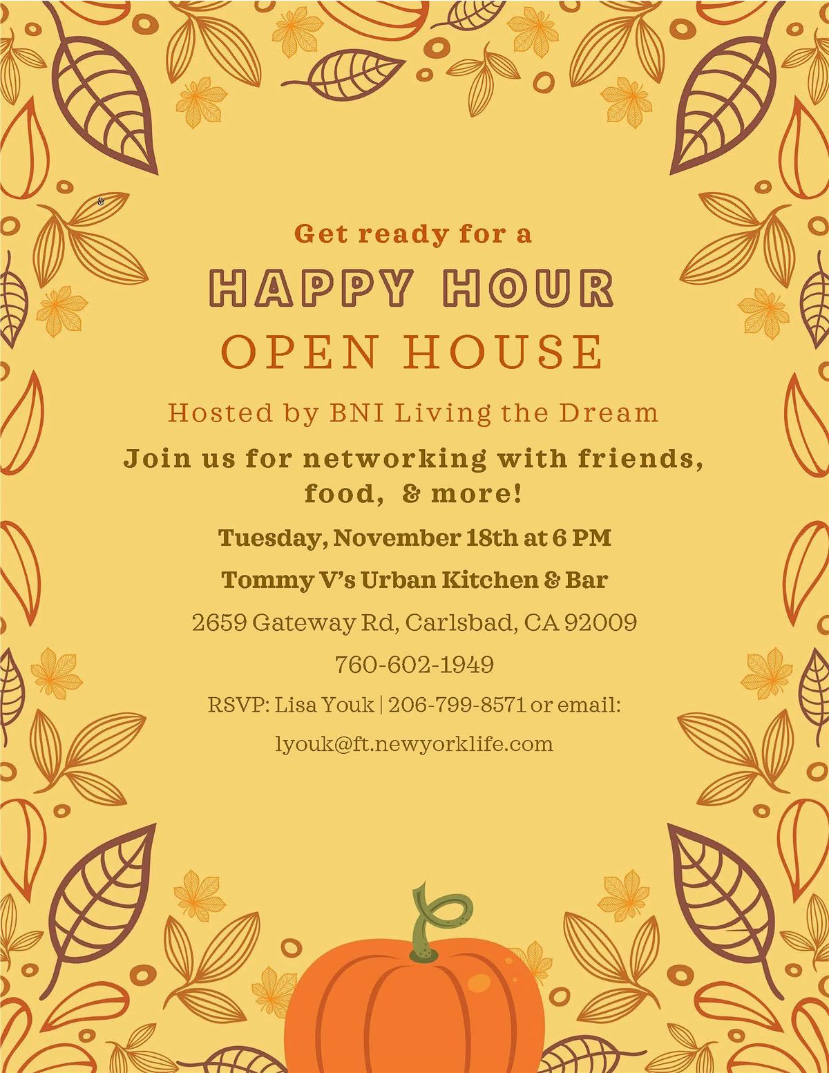 Happy Hour Open House