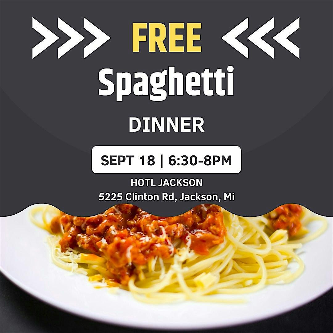 Free Community Spaghetti Dinner