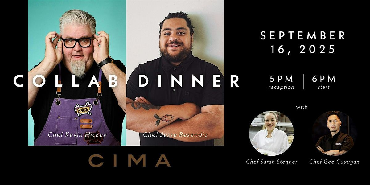 5-Course COLLAB DINNER at CIMA Restaurant