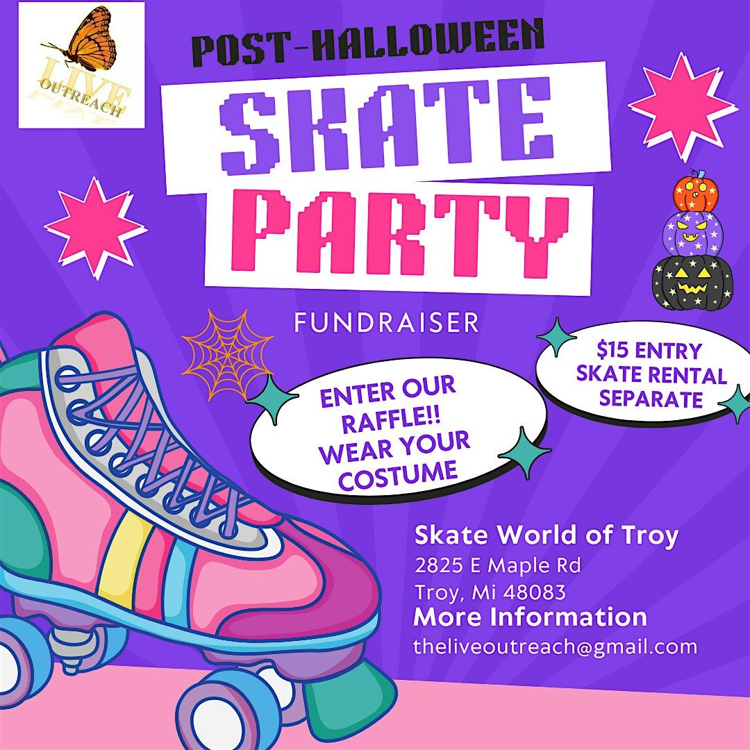 "ReHaunt the Night in skates" \u2013 The L.I.V.E Outreach Annual Fundraiser