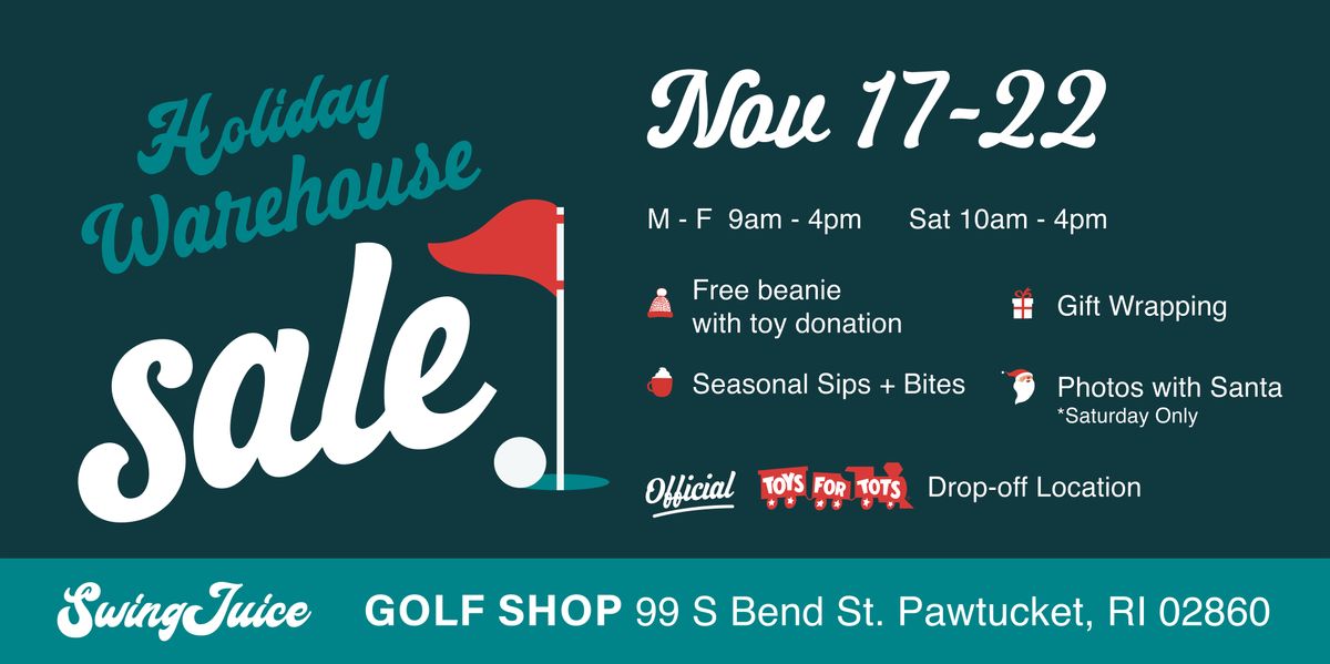 SwingJuice Golf Shop Holiday Warehouse Sale