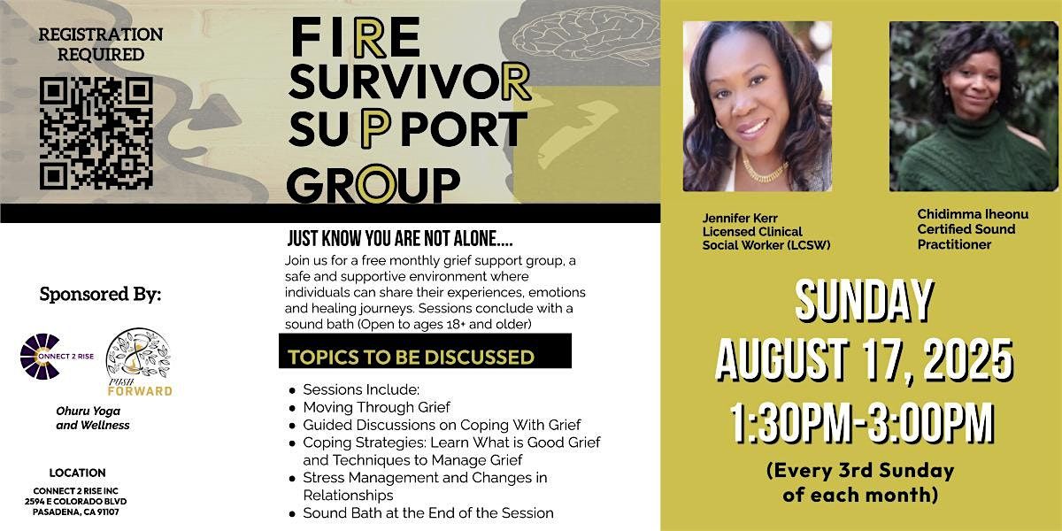 Fire Survivor Support Group & Sound Bath