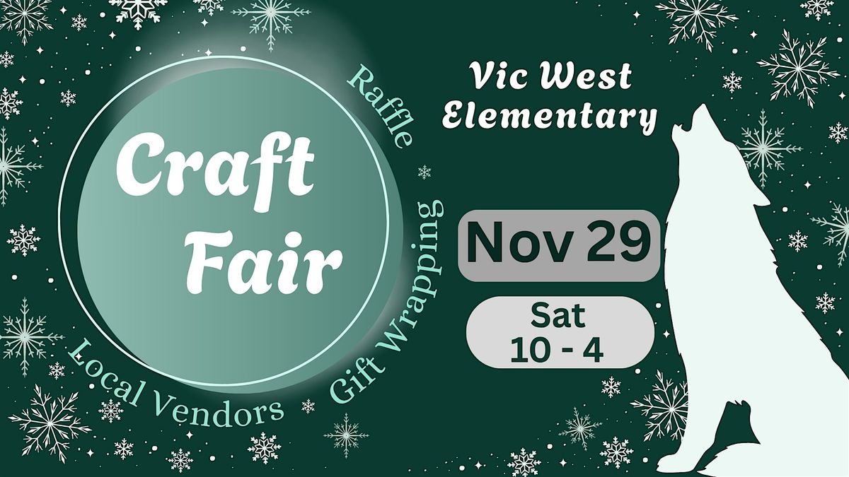Vic West Elementary Craft Fair