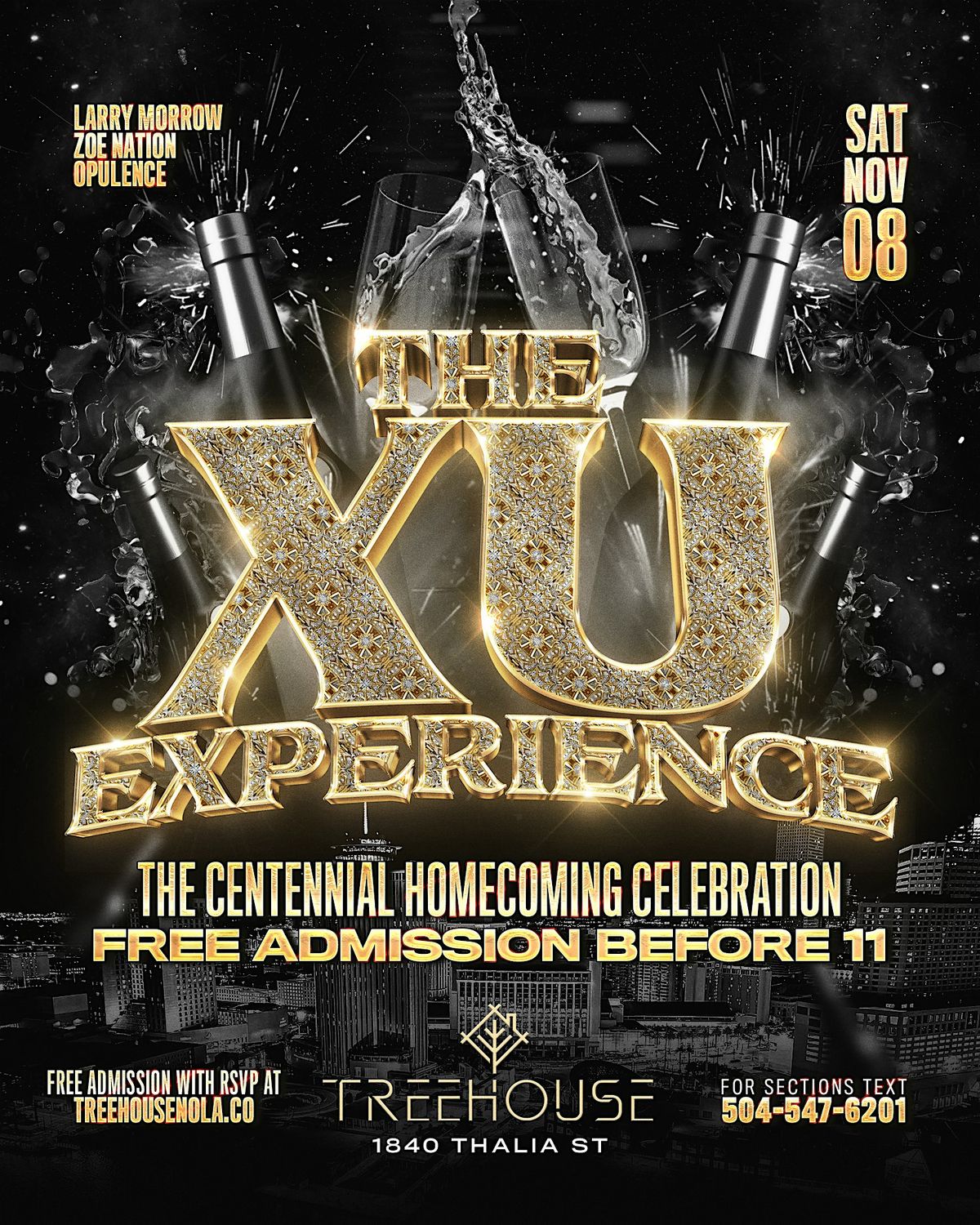 The XU EXPERIENCE @ Treehouse | Nov. 8