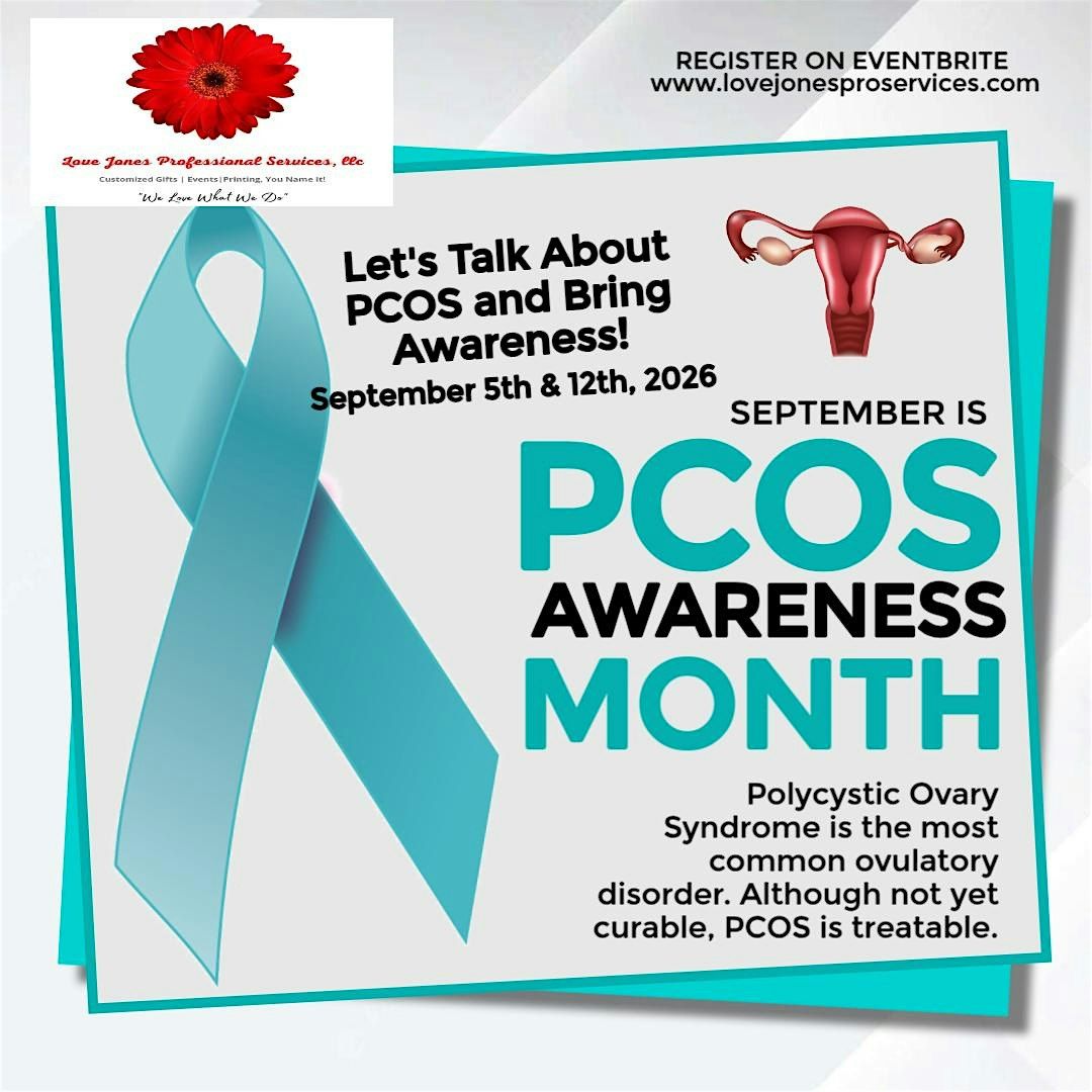 Let's Talk About PCOS and Bring Awareness In-Person Speaker Event