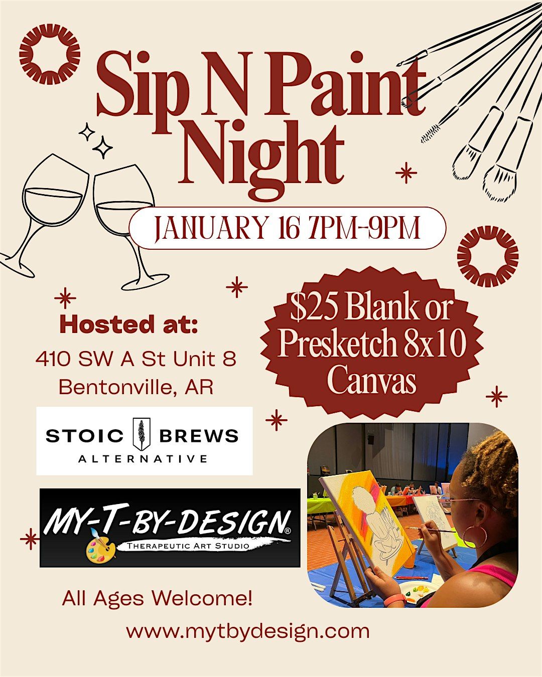 Sip N Paint Night at Stoic Brews Alternative