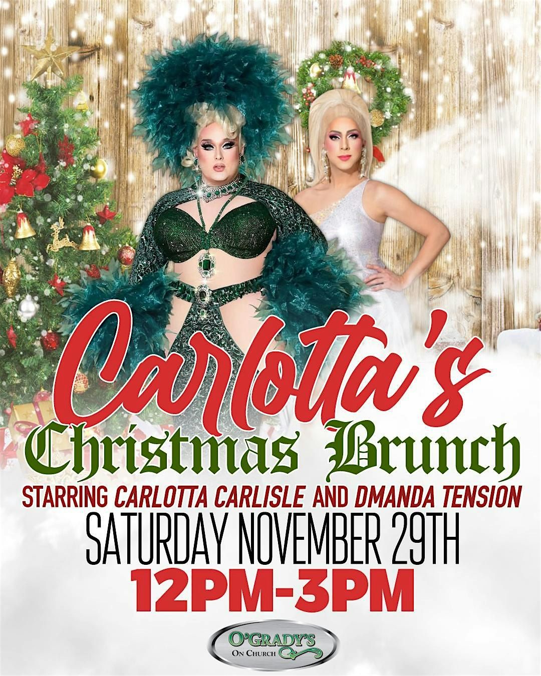 Carlotta\u2019s Christmas Drag Brunch