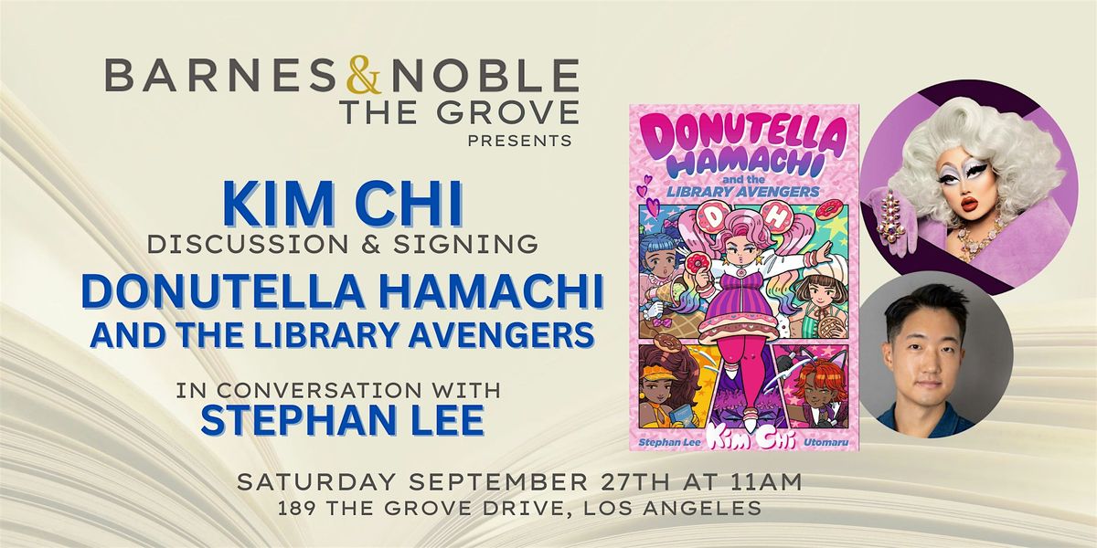 Kim Chi discusses DONUTELLA HAMACHI with Stephan Lee at BN The Grove