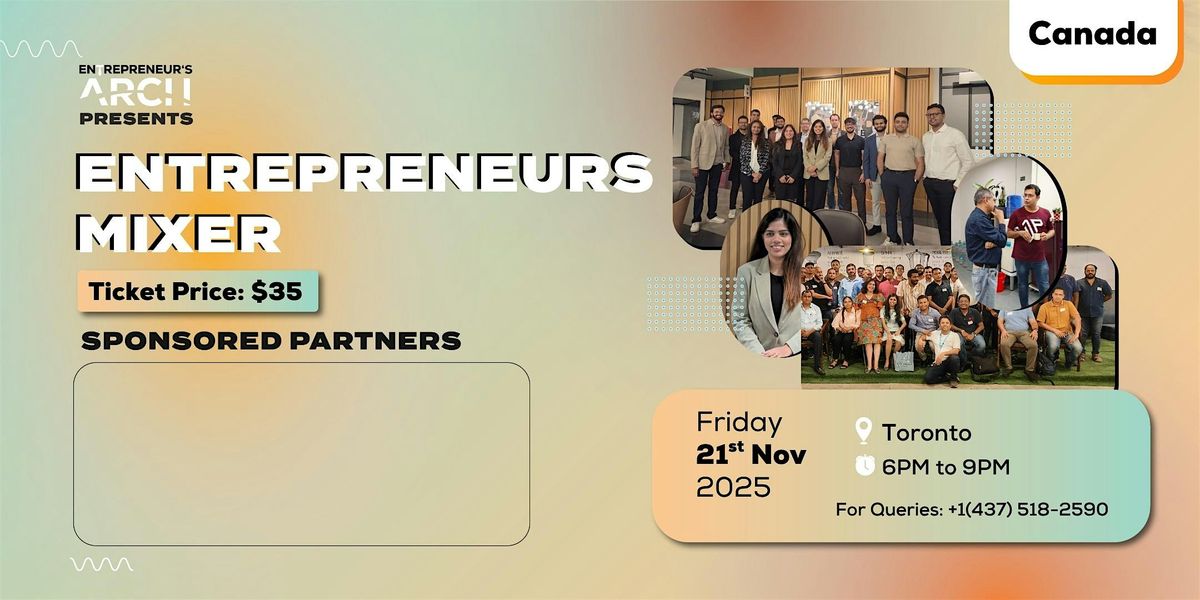 Entrepreneur's Mixer (Canada - Toronto)