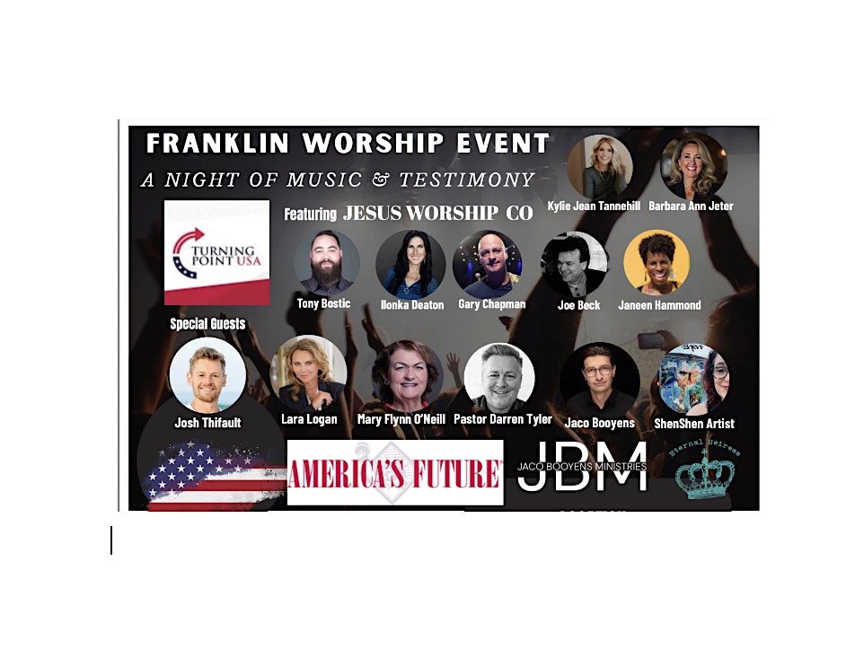 Franklin Worship Event at Kaleidoscope Studios at The Factory, Franklin TN.